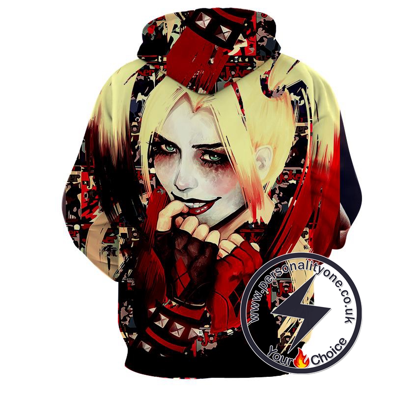 Harley Quinn - Harley Quinn 3D - Hoodies